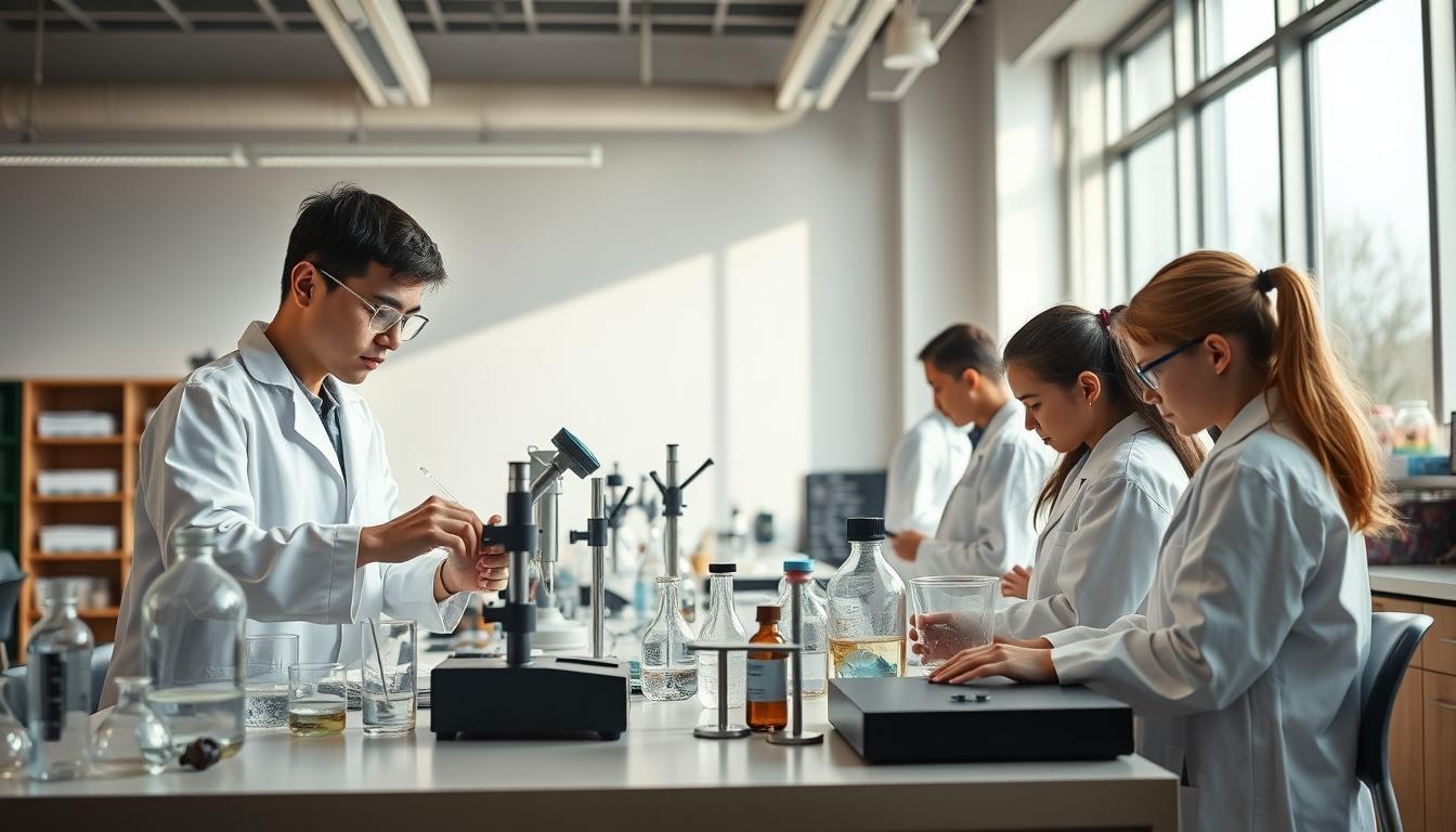 Modern university campus for students