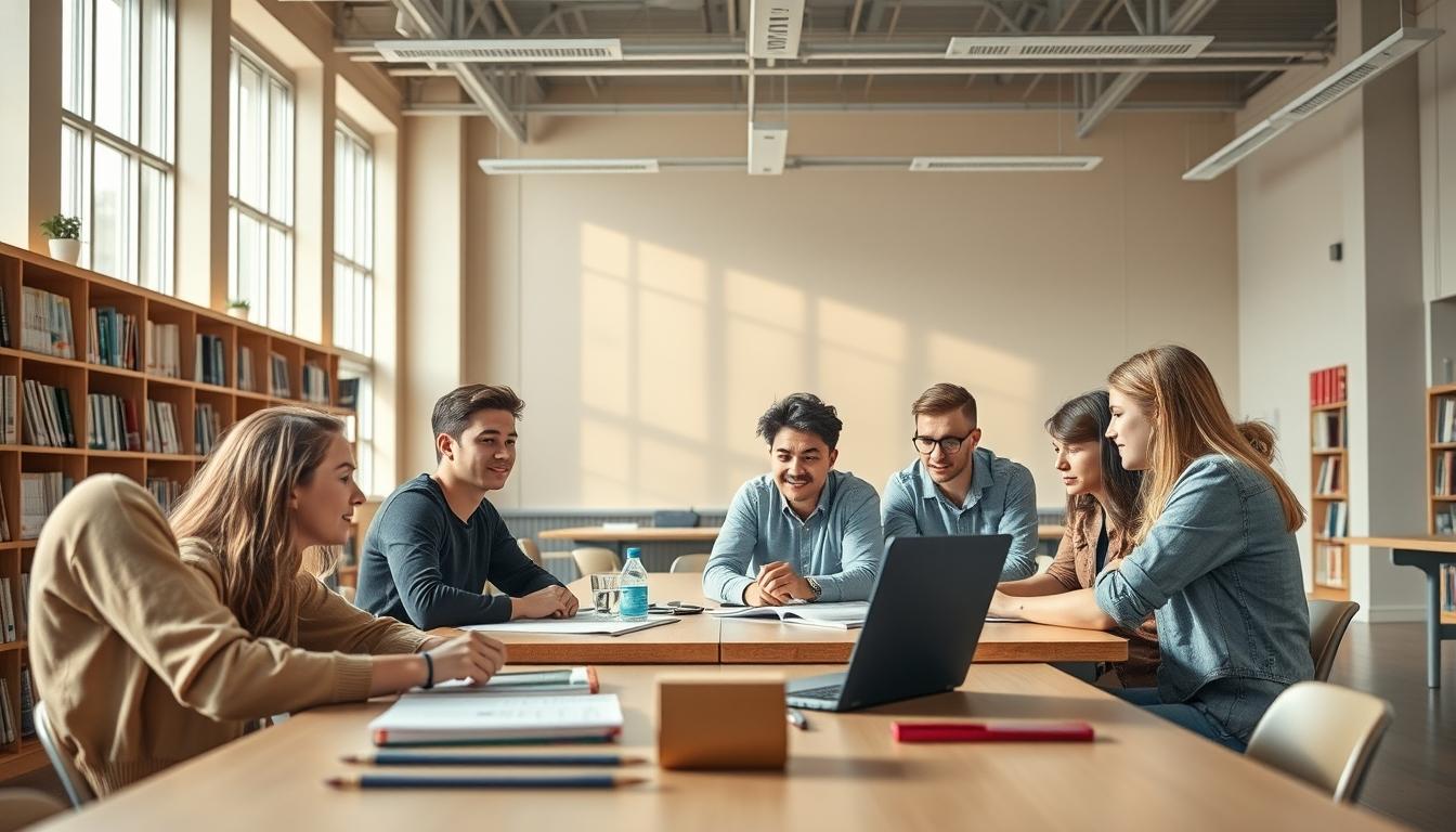 University campus and academic environment in Rome